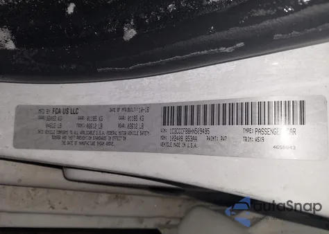 2017 Chrysler 200 Touring from USA, damaged, VIN 1C3CCCFB8HN509495